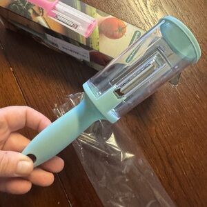 Dual Blade Vegetable Peeler - Aqua